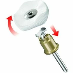 Budget ❤️ Dremel Textilpolierscheibe SpeedClic, Arbeits-Ø 25 Mm 0761041075 0761041075 Textilpolierscheibe 2615S423JA 🔔