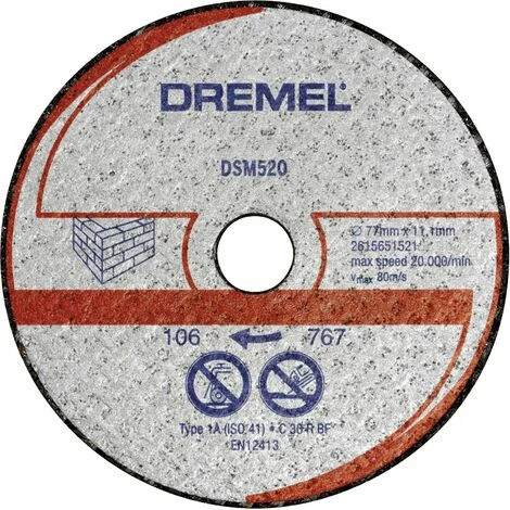 Dremel DSM520 2615S520JB Trennscheibe gerade 77 mm 2 St. Ziegel, Gipskarton Besorgen ❤️ Dremel DSM520 2615S520JB Trennscheibe Gerade 77 Mm 2 St. Ziegel, Gipskarton 🥰 -DREMEL Shop 45798269 1