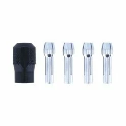 Billig 👍 Dremel Spannzangen-Set (Spannmutter, Spannzangen 0,8 / 1,6 / 2,4 / 3,2 Mm) (5 Stück) ⌛