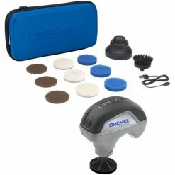 Bestpreis 🔔 Dremel Versa Power Cleaner, 9 Versa-Originalzubehöre, Spritzschutz, Borstenbürste, USB-Ladekabel, Softbag Mit Reißverschluss 😀
